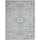 Nourison Home Elation ETN10 5'3" x 7'3" Ivory Blue Bohemian Indoor Rug (Dropshippable)