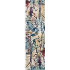 Nourison Home Fusion FSS10 2'2" x 7'6" Cream/Multicolor Modern Indoor Rug (Dropshippable)