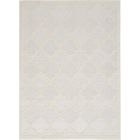 Nourison Home Easy Care NES01 6' x 9' Ivory/White Modern Rug (Dropshippable)