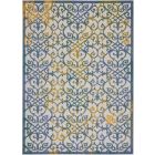 Nourison Home Aloha ALH21 12' x 15' Ivory Blue Rectangle Contemporary Rug (Dropshippable)