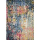 Nourison Home Celestial CES09 6'7" x 9'7" Blue/Yellow Modern & Contemporary Indoor Rug (Dropshippable)