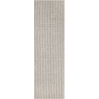Nourison Home Natural Texture NTX01 2'3" x 7'6" Ivory Mocha Farmhouse Indoor Rug (Dropshippable)
