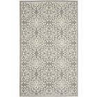 Nourison Home Jubilant JUB06 3' x 5' Ivory/Grey Farmhouse Indoor Rug (Dropshippable)