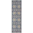 Nourison Home Ankara Global ANR16 2' x 6' Navy Multicolor Runner Bohemian Indoor Rug (Dropshippable)
