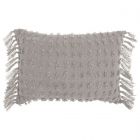 Nourison Home Lifestyle Cut Fray Texture 14" x 20" Khaki Indoor Throw Pillow