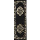 Nourison Home Grafix GRF14 2'3" x 7'6" Black Vintage Indoor Rug (Dropshippable)
