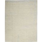 Nourison Home Luna LUN01 7'9" x 9'9" Ivory Silver Blue Modern Indoor Rug (Dropshippable)