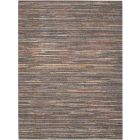 Nourison Home Plateau PAE01 8'6" x 11'6" Grey/Flame Modern Indoor Rug (Dropshippable)
