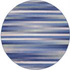 Nourison Home Whimsicle WHS12 8' x Round Blue Multicolor Modern Indoor Rug (Dropshippable)