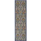 Nourison Home Allur ALR03 2'3" x 7'6" Navy Multicolor Runner Bohemian Indoor Rug