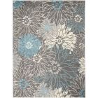 Nourison Home Passion PSN17 9' x 12' Charcoal/Blue Contemporary Indoor Rug (Dropshippable)