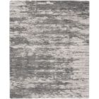 Nourison Home Dreamy Shag DRS02 7'10" x 9'10" Charcoal/Ivory Shag Indoor Rug (Dropshippable)
