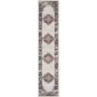 Nourison Home Passion PSN03 2'2" x 10' Ivory Blue Vintage Indoor Rug (Dropshippable)