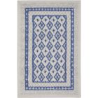 Nourison Home Whimsicle WHS13 2' x 3' Ivory Blue Farmhouse Indoor Rug (Dropshippable)