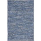 Nourison Home Essentials NRE01 2' x 4' Blue/Grey Outdoor Rug (Dropshippable)