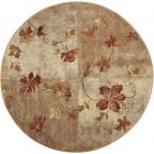 Nourison Home Somerset ST64 5'6" x Round Multicolor Farmhouse Indoor Rug