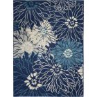Nourison Home Passion PSN17 3'9" x 5'9" Navy/Ivory Contemporary Indoor Rug (Dropshippable)