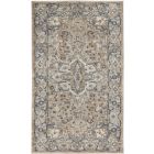 Nourison Home Quarry QUA05 3' x 5' Beige/Grey Farmhouse Indoor Rug (Dropshippable)