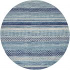 Nourison Home Passion PSN26 8' x Round Navy Blue Bohemian Indoor Rug (Dropshippable)