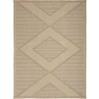 Nourison Home Washable Jute WSJ01 5'3" x 7'3" Natural Beige Modern Indoor Rug (Dropshippable)