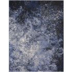 Nourison Home Passion PSN10 8' x 10' Light Blue Black Modern Indoor Rug (Dropshippable)