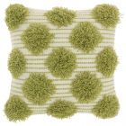 Nourison Home Lifestyle Tufted Pom Poms 18" x 18" Lime Indoor Throw Pillow