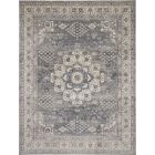 Nourison Home Quarry QUA07 7'10" x 9'10" Grey/Ivory Vintage Indoor Rug (Dropshippable)