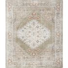 Nourison Home Astra Machine Washable ASW11 9' x 12' Sage Multi Rectangle Vintage Indoor Rug
