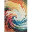 Nourison Home Celestial CES07 3'11" x 5'11" Wave Modern Indoor Rug (Dropshippable)