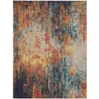 Nourison Home Celestial CES15 6'7" x 9'7" Multicolor Modern Indoor Rug
