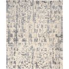 Nourison Home Silk Shadows SHA19 7'9" x 9'9" Ivory/Grey Modern Indoor Rug (Dropshippable)