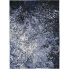 Nourison Home Passion PSN10 5'3" x 7'3" Light Blue Black Modern Indoor Rug (Dropshippable)