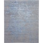Nourison Home Silk Shadows SHA18 9'9" x 13'9" Grey/Blue Modern Indoor Rug