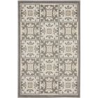 Nourison Home Aloha ALH34 2'8" x 4' Ivory Grey Rectangle Contemporary Rug (Dropshippable)