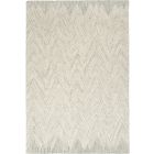 Nourison Home Interlock ITL04 3'9" x 5'9" Teal Modern Indoor Rug (Dropshippable)