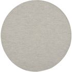Nourison Home Positano POS01 6' x Round Light Grey Modern Rug (Dropshippable)