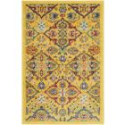 Nourison Home Allur ALR03 2' x 3' Yellow Multicolor Rectangle Bohemian Indoor Rug