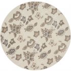 Nourison Home Aloha ALH31 7'10" x Round Beige Farmhouse Rug (Dropshippable)