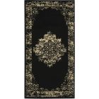Nourison Home Grafix GRF14 2' x 4' Black Vintage Indoor Rug (Dropshippable)