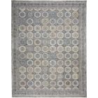 Nourison Home Starry Nights STN09 8' x 10' Grey/Navy Vintage Indoor Rug (Dropshippable)