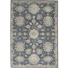 Nourison Home Quarry QUA06 3'9" x 5'9" Blue/Beige Vintage Indoor Rug (Dropshippable)