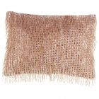 Nourison Home Sofia Beaded Tassels 10" x 14" Blush Indoor Throw Pillow
