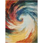 Nourison Home Celestial CES07 7'10" x 10'6" Wave Modern Indoor Rug (Dropshippable)