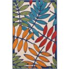 Nourison Home Aloha ALH18 2'8" x 4' Multicolor Rectangle Tropical Rug