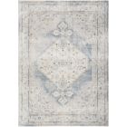 Nourison Home Astra Machine Washable ASW11 6'7" x 9' Light Blue Rectangle Vintage Indoor Rug