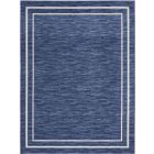 Nourison Home Essentials NRE02 8' x 10' Navy/Ivory Contemporary Rug (Dropshippable)