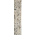 Nourison Home Quarry QUA01 2'2" x 12' Beige/Grey Modern Indoor Rug (Dropshippable)