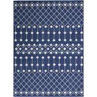 Nourison Home Grafix GRF37 3'9" x 5'9" Navy Bohemian Indoor Rug (Dropshippable)