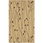 Nourison Home Grafix GRF15 3' x 5' Cream Contemporary Indoor Rug (Dropshippable)