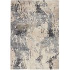 Nourison Home Fusion FSS16 4' x 6' Cream Grey Modern Indoor Rug